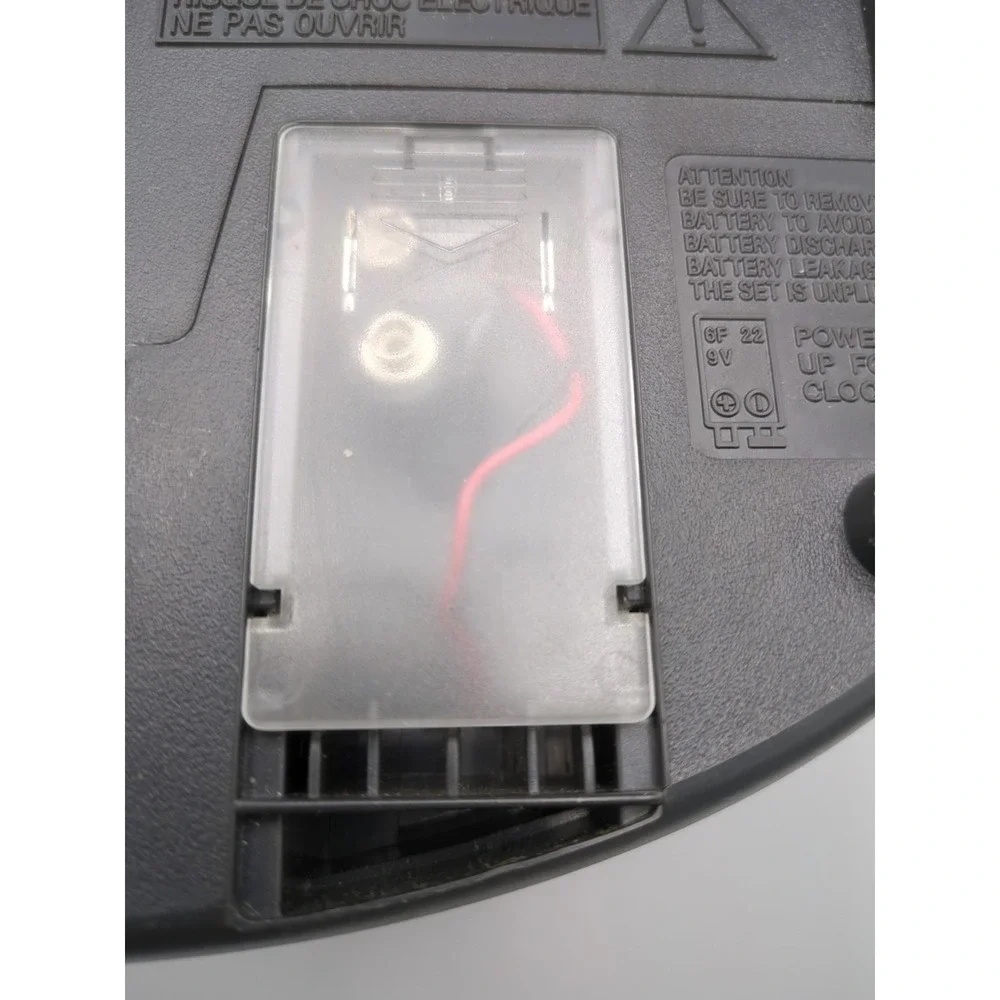 Sony ICFCS660 Dream Machine AM/FM Digital 2 Alarms Bass Green‎ LED Cass Broke